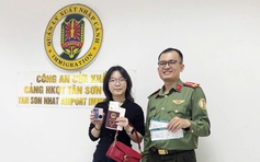 Công an tìm lại túi xách thất lạc, giúp hành khách kịp chuyến bay về nước