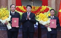 Chủ tịch nước bổ nhiệm 2 phó chánh án TAND tối cao