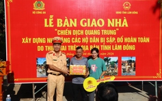 Lâm Đồng: Hoàn tất bàn giao nhà 'chiến dịch Quang Trung' cho dân vùng lũ ven sông Cái