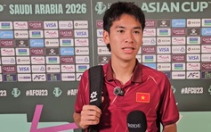 Lê Văn Thuận rất đáng yêu sau trận thắng U.23 Kyrgyzstan: 'Tôi cứ tưởng mình ghi bàn, hóa ra…’