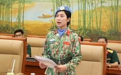 2 nữ quân nhân Việt Nam nhận nhiệm vụ gìn giữ hòa bình Liên Hiệp Quốc