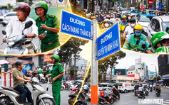 Ngày đầu đường Nguyễn Thị Minh Khai có đoạn một chiều: Xe đông, người dân loay hoay