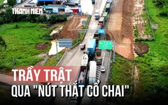 Xe cộ trầy trật qua 'nút thắt cổ chai' cao tốc Đà Nẵng - Quảng Ngãi và quốc lộ 14B