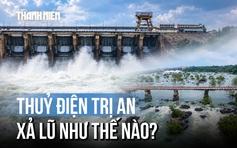 Thủy điện lớn nhất miền Nam xả lũ như thế nào?