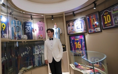 Chàng trai gây choáng khi chi gần 3 tỉ đồng sở hữu các vật phẩm của Messi