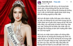 Vụ ồn ào nhóm chat gây xôn xao MXH: Á hậu Trịnh Mỹ Anh xin lỗi