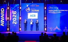 ACB chinh phục hạng mục kép tại Thương hiệu vàng TP.HCM 2026