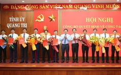 Quảng Trị điều động, phân công hàng loạt cán bộ lãnh đạo xã, phường