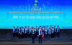 DOJI 16 năm liên tiếp được vinh danh Thương hiệu quốc gia Việt Nam