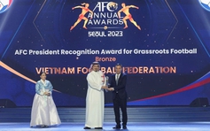 VFF vào tốp 3 đề cử hạng mục danh giá của AFC năm 2026