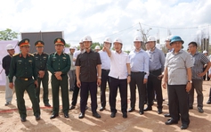 Phó thủ tướng Lê Tiến Châu kiểm tra 2 dự án cơ sở giáo dục Quảng Trị