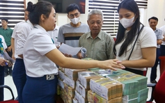 Phường Định Công chi tiền đền bù cho 19 hộ dân, có người nhận hơn 46 tỉ đồng