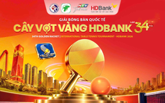 HDBank đồng hành Cây vợt vàng: Tiếp nối 40 năm truyền thống, kết nối quốc tế