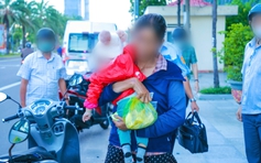 Làm rõ vụ người phụ nữ bế bé gái đi xin tiền ở Quy Nhơn