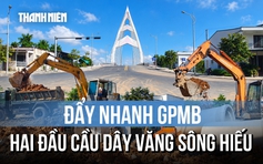 Quảng Trị cấp tốc giải phóng mặt bằng, thi công đường hai đầu cầu dây văng sông Hiếu