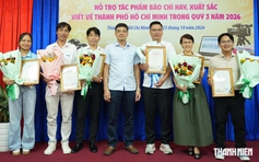 TP.HCM khen thưởng 70 tác phẩm xuất sắc trong quý 3/2026