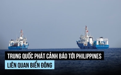 Trung Quốc cảnh báo Philippines sau diễn biến ở Biển Đông