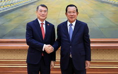 Thủ tướng Lê Minh Hưng hội kiến Chủ tịch Thượng viện Campuchia Hun Sen