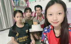 Lan tỏa trên mạng xã hội: Tiệc sinh nhật đầu tiên của người cha