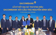 Cầu thủ Nguyễn Đình Bắc chính thức trở thành Đại sứ thương hiệu SACOMBANK