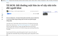 Phản hồi bài báo 'bất thường một bản án về xây nhà trên đất người khác'