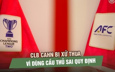 Nóng: CLB CAHN bị AFC xử thua ở AFC Champions League 2 vì dùng cầu thủ không hợp lệ