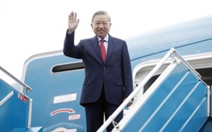 Tổng Bí thư lên đường dự cuộc họp Hội đồng Hòa bình về Gaza tại Mỹ