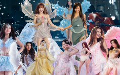 Dàn hoa hậu, á hậu hóa 'thiên thần Victoria's Secret' tại fan concert Hòa Minzy