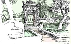 Vì sao có dơi sải cánh trên cổng nhà vườn An Hiên ở Huế?