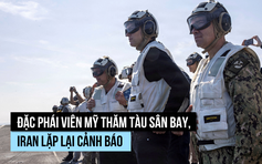 Đặc phái viên Mỹ ra tàu sân bay sau khi đàm phán với Iran