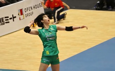 Thanh Thúy cùng CLB Gunma Green Wings 'lột xác', quật ngã đội ĐKVĐ giải Nhật Bản