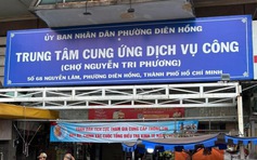 Chợ Nguyễn Tri Phương gắn bảng trung tâm dịch vụ công: Phường Diên Hồng nói gì?