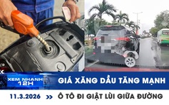 Xem nhanh 12h: Giá xăng dầu trong nước tăng mạnh | Xôn xao ô tô đi giật lùi giữa đường