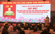 Quân khu 7 gặp mặt tri ân hơn 800 cán bộ cao cấp quân đội nghỉ hưu