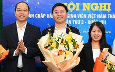Anh Phạm Tấn Phát giữ chức Phó chủ tịch Hội Sinh viên Việt Nam TP.Hà Nội