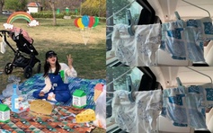 Chiếc Rolls-Royce hơn 30 tỉ của Hyun Bin trở thành 'giàn phơi đồ' cho quý tử