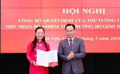 Nữ thứ trưởng mới của Bộ GD-ĐT phụ trách lĩnh vực nào?