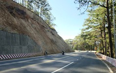 Đèo Prenn lên Đà Lạt vẫn tiềm ẩn nguy cơ sạt lở