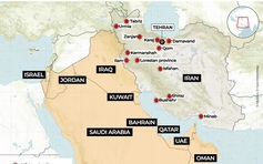 Căng thẳng lan rộng, nhiều nơi ở Trung Đông bị kéo vào vòng xoáy tấn công