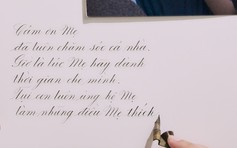 Lời chúc tin yêu cho riêng nàng dịp 8.3 qua từng dòng thư tay Calligraphy