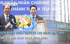 70 năm hành trình ngoại khoa, Bệnh viện Bình Dân đón nhận Huân chương lao động hạng nhì