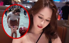 Hot girl hứng 'gạch đá' vì lột nội y phản cảm trên phố