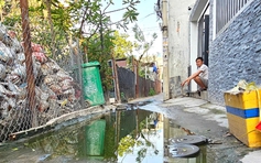 3 hộ xả thải, cả hẻm ở TP.HCM ngập nước hôi gây bức xúc
