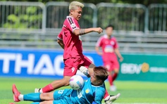 Trung phong Trường ĐH Thủy lợi tiết lộ 'bí kíp' chơi thăng hoa, quyết vô địch TNSV THACO cup 2026