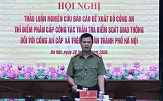 Hà Nội đề xuất thí điểm phân cấp tuần tra, kiểm soát giao thông cho công an cấp xã