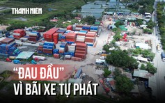Nan giải xử lý loạt bãi xe tự phát dọc đường Võ Chí Công