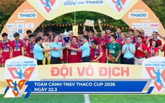 TNSV THACO Cup 2026 ngày 22.3: Trường ĐH Thủy lợi lên ngôi vương