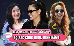 Nhật Kim Anh tiết lộ lý do đóng 'Mẹ mìn', đọ sắc Midu, Minh Hằng tại lễ khai máy
