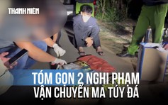 Đột kích ô tô trong đêm, tóm gọn 2 nghi phạm vận chuyển 7 kg ma túy