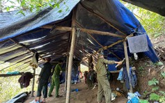 Đà Nẵng: Phát hiện lán trại khai thác vàng trái phép giữa rừng sâu Khe Ma